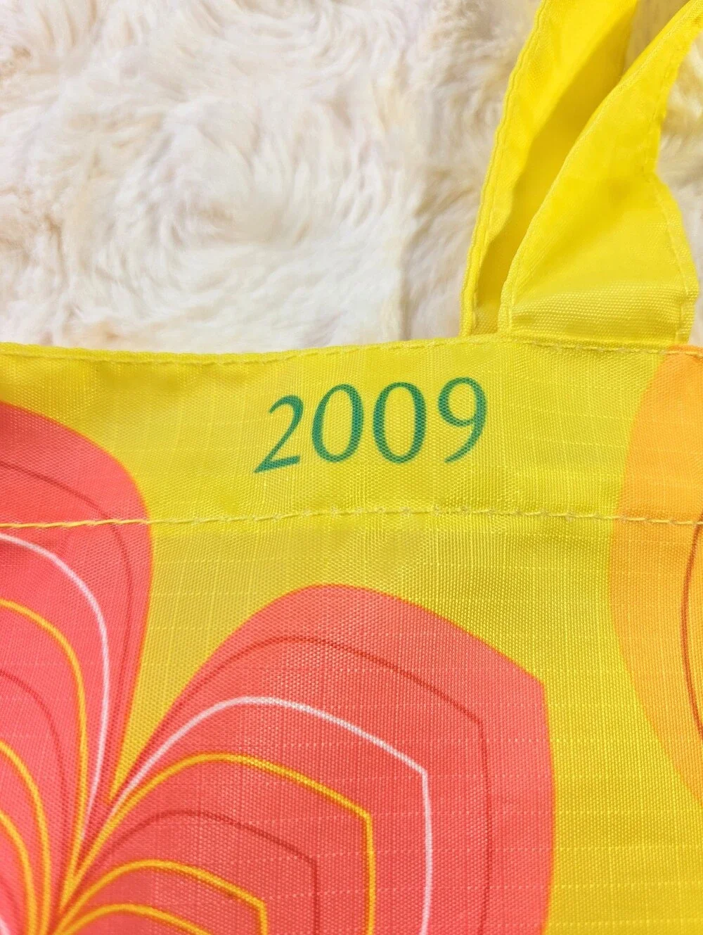 Aerie - Vintage Nylon Floral Beach Pool Gym Bag - 2009
